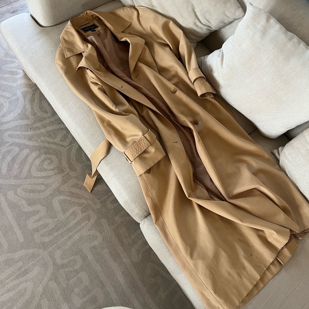 Classic Taupe Trench Coat *w/ 2 free gifted trenches* - Picture 16 of 17